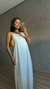 Vestido Alongado Reto Branco - comprar online
