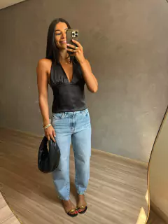 Calça Jeans Ballon