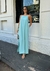Vestido Alongado Reto Azul
