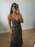 Vestido Poa Marrom
