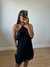 Vestido Frente Unica Amarração Preto - Lila Brand