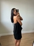 Vestido Fluido Curto Preto - comprar online
