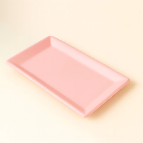 FUENTE RECTANGULAR CHICA CLASSIC ROSA - comprar online