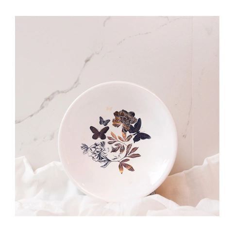 PLATO HONDO BUTERFLY BLUE