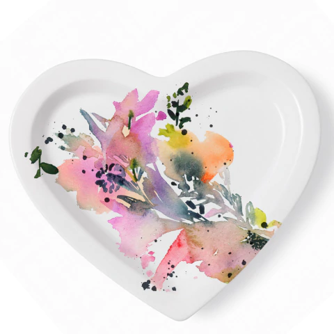 Plato Corazon -Water - comprar online