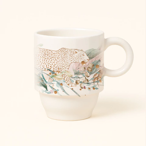Taza de cafe apilable- Jungle - comprar online