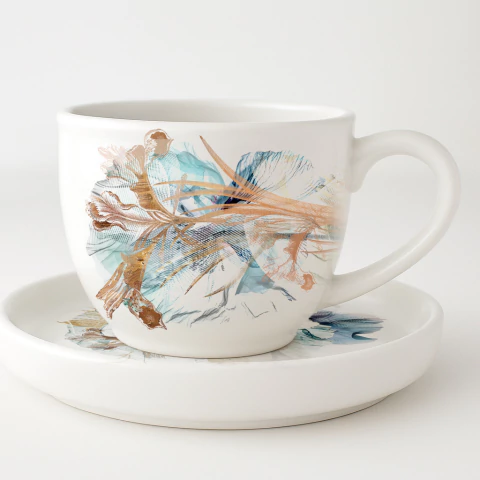 TAZA DE CAFE CON LECHE HARMONY (sin plato) - comprar online