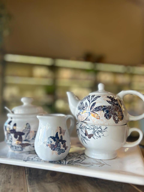 Kit Gift Box - Te for one , Bandeja Rectangular, Lechera, Azucarera y cucharita - comprar online