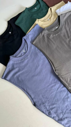 Remera Over Size Manga al corte - comprar online