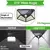 Luminária Solar de Parede com 100 LEDs: Balizador Externo para Jardim - comprar online