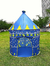 Barraca Infantil Dobrável Tenda Castelo Cabana azul