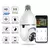 Câmera de segurança wifi ip sem fio 360 com encaixe lampada - Nargué art Tabacaria & Óleo de cbd 
