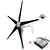 Turbina de energia eólica 400w 12v 24v vento turbina horizontal - comprar online
