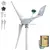 Gerador de turbina eólica 600W 12V 24V 3 5 lâminas Gerador eólico residencial