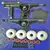 Kit truck + rolamento+ roda de skate * 32mm com 5 polegadas na internet