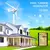 Gerador de turbina eólica 600W 12V 24V 3 5 lâminas Gerador eólico residencial - Nargué art Tabacaria & Óleo de cbd 