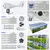 Gerador eólico de alta potência, 600w, 12v, 24v, 3/5 lâminas - loja online