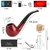 Cachimbo clássico conjunto de sândalo vermelho