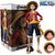 Boneco One piece anime Luffy figure, 28cm, uma peça, sorriso, na internet