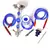 Narguilé Sakkrrua Árabe Tubo duplo vidro Hookah Shisha Acessório, - comprar online