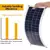 Placa solar 12v policristalino kit 10w 100 controlador de célula - comprar online
