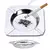 Cinzeiro metal folha flandres inox para bar restaurante - loja online