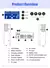 Inversor Off-grid Híbrido SUMRY, Inversor Solar, MPPT 80A 110A Max PV 450Vdc pa na internet