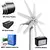 Turbina eólica horizontal com controlador livre e sistema de células solares p - Nargué art Tabacaria & Óleo de cbd 