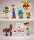 Bonecos Toy Story 4 para crianças, Woody, Buzz Lightyear, 4-7cm