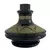 VASO ALADIN DELUX GOLD PRETO NARGUILE PEQUENO
