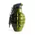Isqueiro Mini Maçarico de Bolso Chaveiro Granada de Metal Decorativo