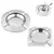 Cinzeiro metal folha flandres inox para bar restaurante - comprar online