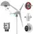 Gerador de turbina eólica de 3 5 hélices 600W 12V 24V com controlador - loja online