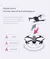 Mini drone Xt6 dual lens, fotografia aérea 4K, altitude fixa, aeronaves