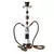 Narguilé Sakkrrua Árabe Tubo duplo vidro Hookah Shisha Acessório, - Nargué art Tabacaria & Óleo de cbd 