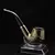 Cachimbo de tabaco resistente de cor de cobre clássico