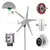 Energia eólica gerador 400w ac 12v/24v 2.2 m/s pequeno - comprar online
