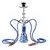 Conjunto de narguilé Depaya vidro shisha cachimbo 4 mangueiras completo na internet