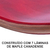 Shape para skate Chaze Maple 8.25 na cor vermelha, construída com 7 lâminas de maple canadense.