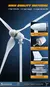 Gerador da turbina eólica, energia livre, dínamo magnético, 220V, 5000W, 2kW, 96V, 48V, 24V - Nargué art Tabacaria & Óleo de cbd 