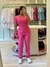 Scrub basic feminino em Oxfordine - Peônia