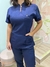 Pijama Cirúrgico gola padre feminino Pratic com elasticidade