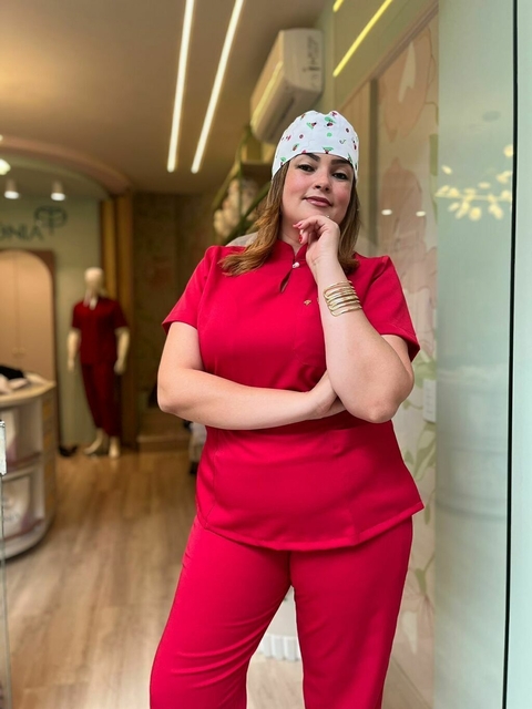 Scrub Gola padre PLUS SIZE em oxfordine Pratic