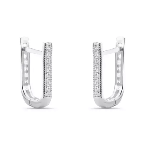 Argola Retangular Cravejada - comprar online