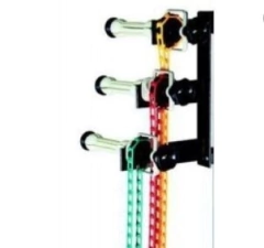 Kit Portafondo: Mensula Triple + 3 Expansores + Cadenas + Pesas 32020 - comprar online