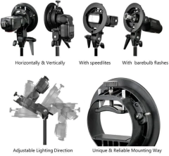 Bracket Adaptador Para Speedlite Godox - comprar online