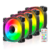 KIT 4 COOLER FAN COOLMOON TY1 PWM ARGB 3 PINOS + CONTROLADOR