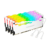 Kit 4 Dissipador Calor Memória RAM Branca Coolmoon ARGB 5v