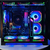 Dissipador de Calor Memoria Ram Led Infinito Argb 5v 3 Pinos