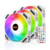 KIT 3 COOLER FAN COOLMOON NORTH WIND PWM ARGB + CONTROLADOR